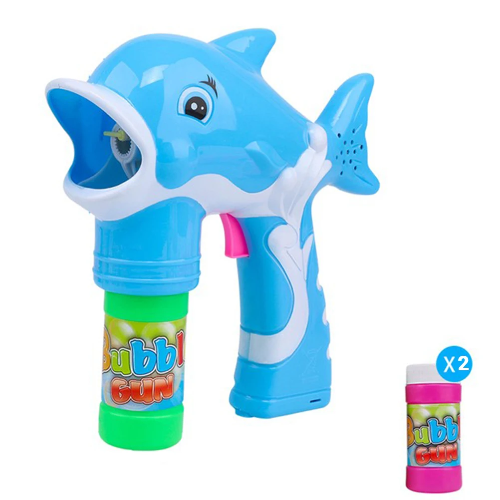 Детская машина для создания пузырей дельфинов портативная Автоматическая