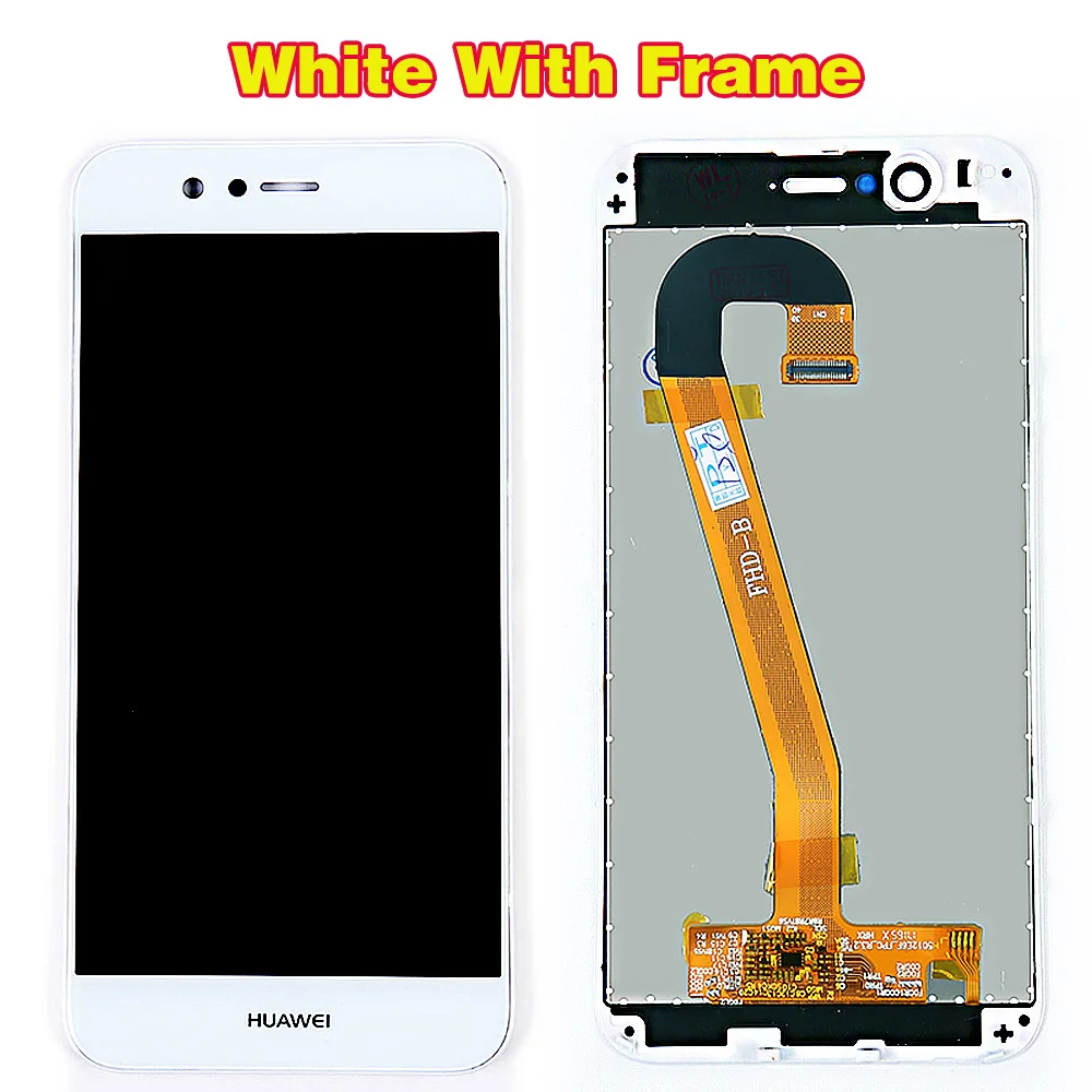 White with frame Huawei 5,0 дюймов ЖК-дисплей дисплей для huawei Nova 2 Сенсорный экран PIC-AL00 PIC-L09 PIC-L29 PIC-TL00 дигитайзер сборка рамка Бесплатные инструменты - Цвет: White with frame