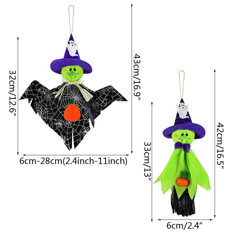 

1Pc Halloween Straw Doll Party Decorations Kids Trick Hanging Garland Decorative Witches Pendant Props Decoration Hanging Ghost