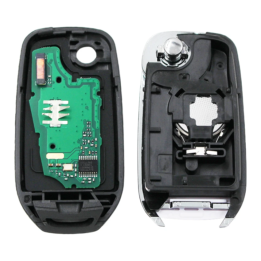 3 кнопочный откидной дистанционный ключ 433 МГц PCF7961 4A чип FCC ID: CWTWB1G767 для Renault Kadjar