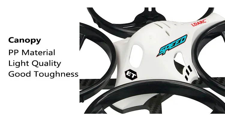 LDARC ET MAX углеродное волокно наборы винтов с 4 дюйма пропеллеров бампер все