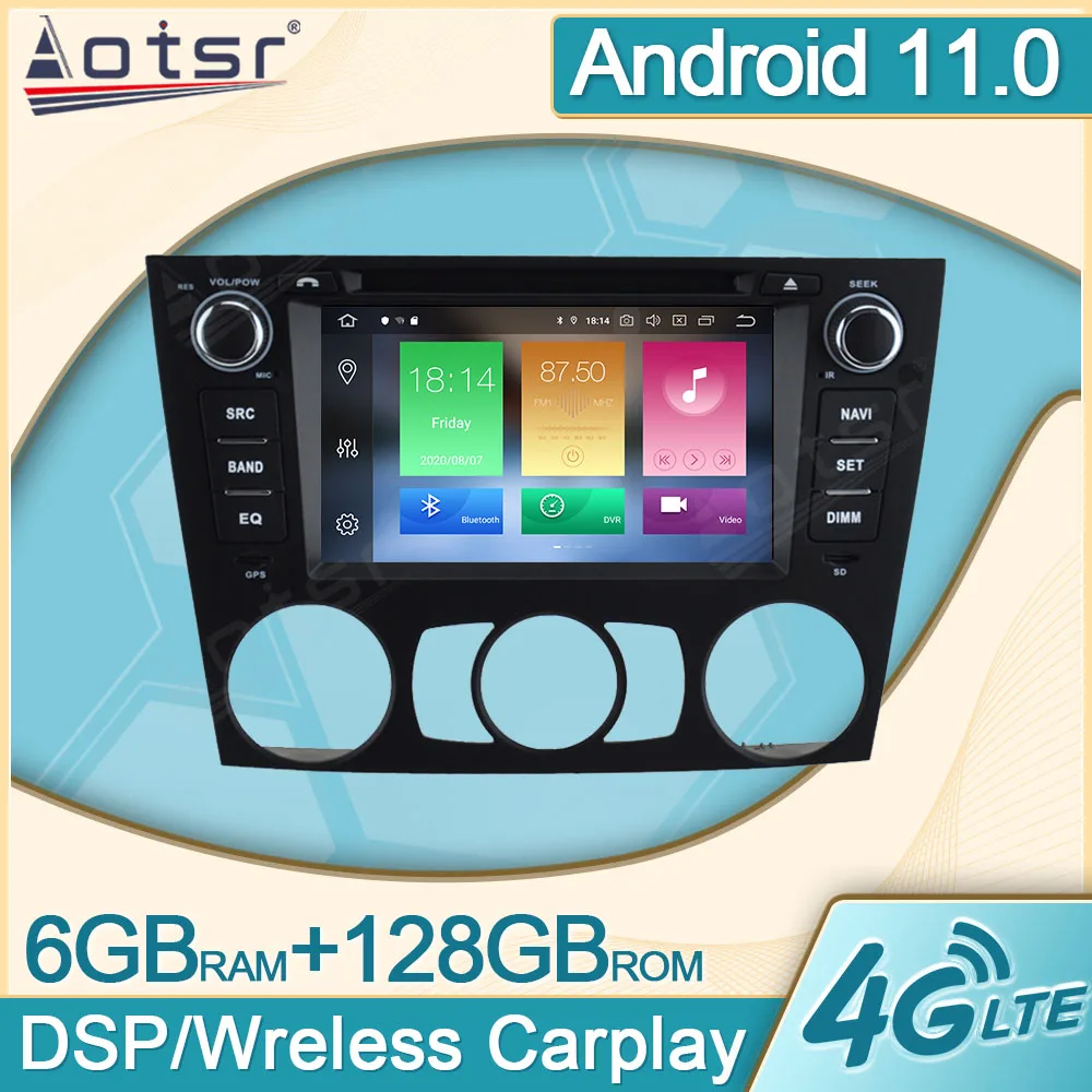 

6+128G Android For BMW 3 Series E90 E91 E92 2004 2005 - 2012 Car Radio Multimedia Player Auto Video GPS Navigation Head Unit DPS
