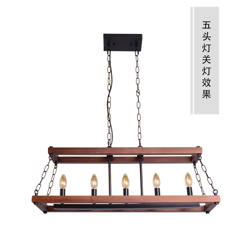 

loft wind restoring ancient ways solid wood pendant lamps and lanterns restaurant island FBA droplight sitting room