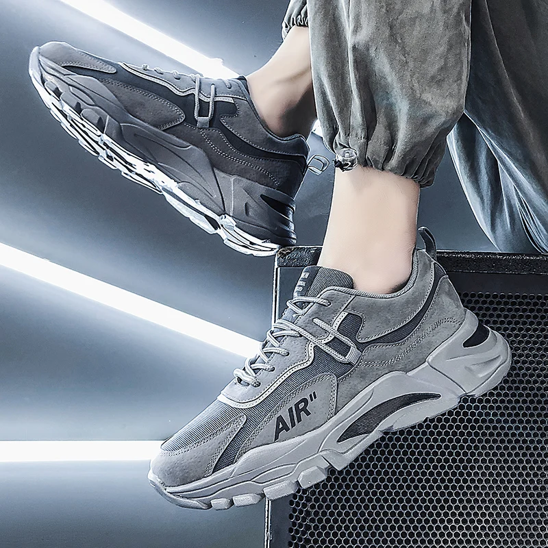 

Men Sneakers Lace-Up Men Casual Shoes Lightweight Comfortable Breathable Mesh Walking Shoes Tenis masculino Zapatillas Hombre