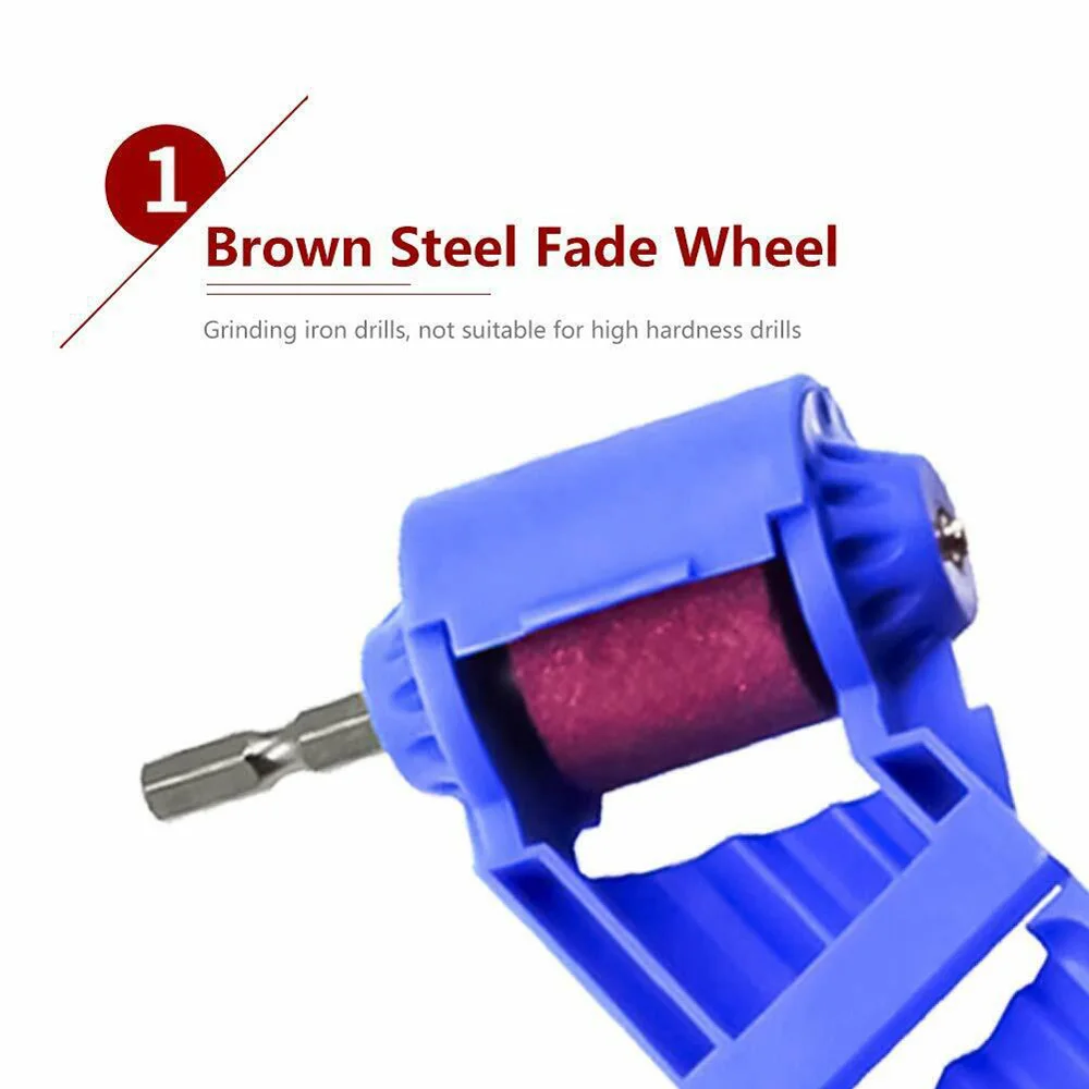 

6Pcs/set Portable Drill Bit Sharpener Corundum Grinding Wheel Drill Bits Sharpening Tool Powered Tool Accessories