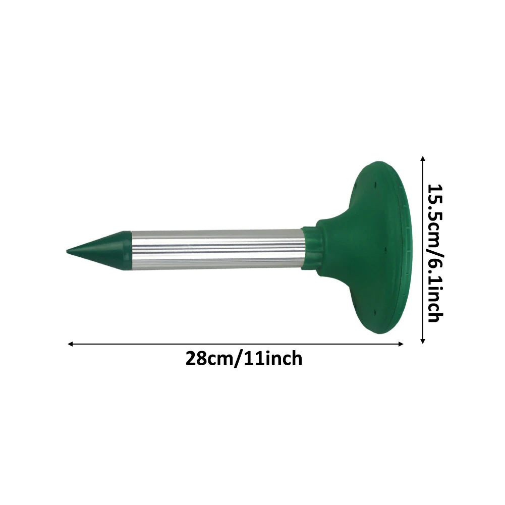 

Solar Powered Ultrasonic Sonic Mouse Mole Pest Rodent Repeller Repellent Yard LED Light Repeller Outdoor Lamp Yard Garden