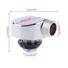 Хромированный пластиковый соединитель душа душевая кабина аксессуары для комнаты 62KD