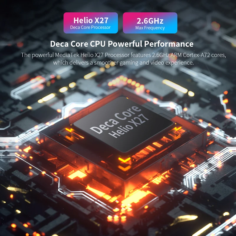 Teclast M18 планшет 10 8 дюймов 4G Phablet Helio X27 Android 0 2560*1600 2 6 GHz Deca core CPU 4GB 128GB 13.0MP + 5.0MP двойная