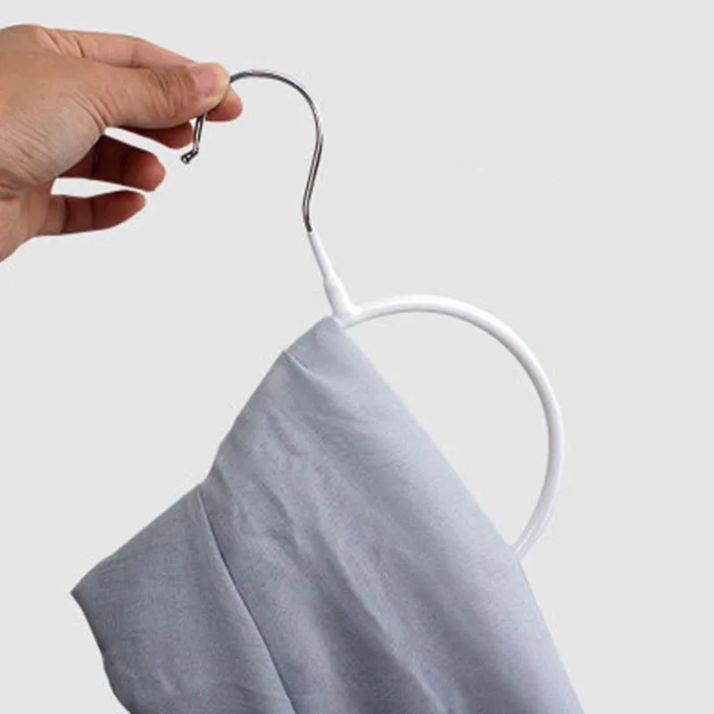1PC PVC Multifunctional Clothes Hanger Silk Scarf Storage Rack Shelf Toroidal Tie Garment Towel Holder | Дом и сад