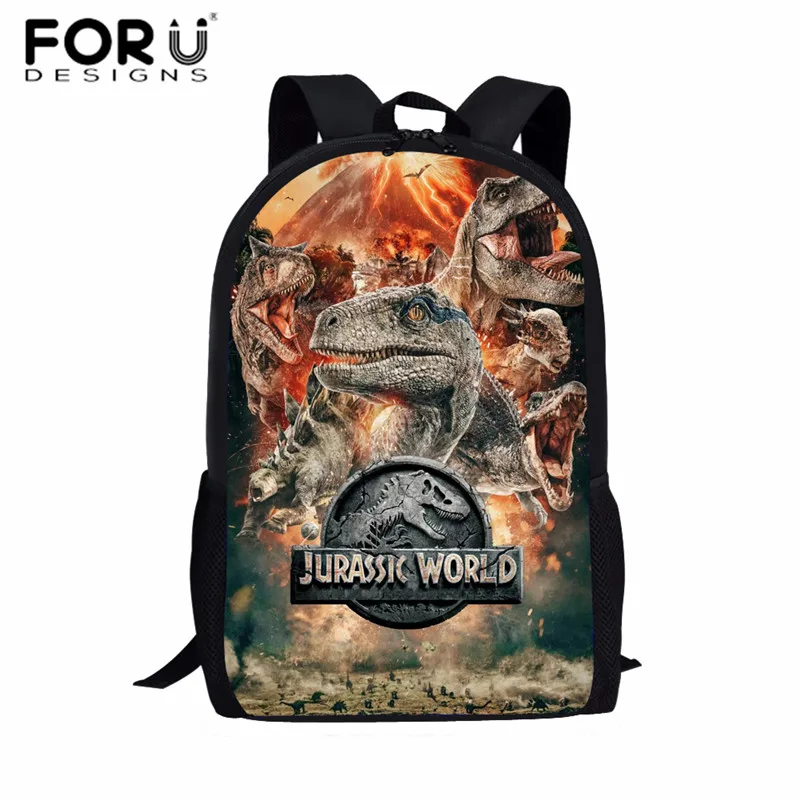 Z5216C FORUDESIGNS Jurassic World детские школьные ранцы для мальчиков T-rex рюкзак в виде динозавра первичные Детские рюкзаки детская сумка на подарок Mochilas - Цвет: Z5216C