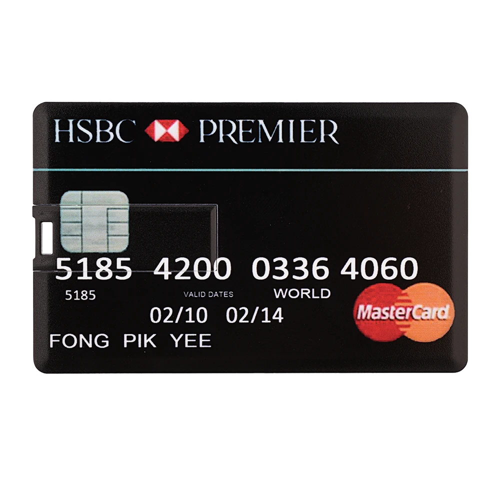 Кредитные карты Master visa карты HSBC Американский Экспресс USB флеш-накопитель ручка 64 Гб 32 г 8 г 16 г зарядка USB карта памяти ручки привода