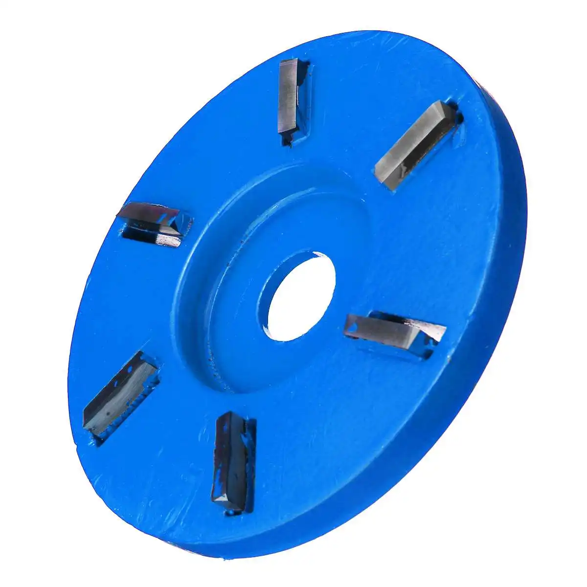 Flat Blue 90 мм резьба по дереву дисковая угловая шлифовальная машина Деревообрабатывающий турбо-самолет для 16 мм Диафрагма угловая шлифовальная машина шестизуб Фрезерный резак инструмент - Цвет: Flat Blue