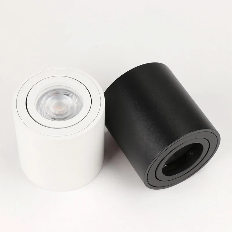 Затемнения светодиодный круглый поверхностного монтажа вниз светильник 7 Вт 10 GU10