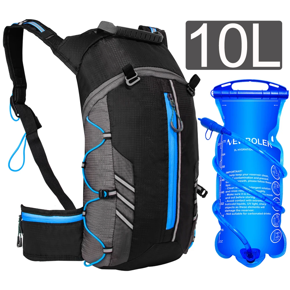 

Ultra Lightweight Trail Cycling Running Backpack Outdoor Sport Hydration Vest Pack Bag 2L Water Bag Bladder Rucksack