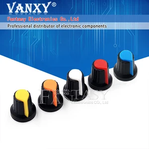 20 шт. WH148 ручка потенциометра крышка Желтый Оранжевый Синий Белый Красный 15x17мм AG2 ручка