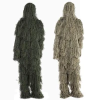 ghillie suit hunting woodland 3d bionic leaf disguise uniform cs encrypted camouflage suits set army military tactical new