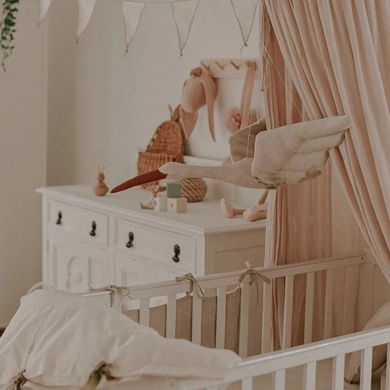 

Cute Swan Wall Hanging Pendants 3D Animal Toy Kids Room Ornament Nursery Home DIY Decoration