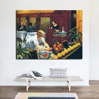 edwardor hopper tables for ladies canvas posters prints abstract wall art painting oil decorative picture modern home decoration