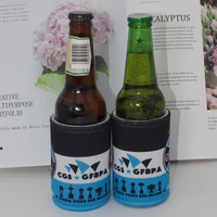 100pcslot print logo isothermal cooler for picnic beer can cover custom stubby holders insulated bags beer can cooler neoprene
