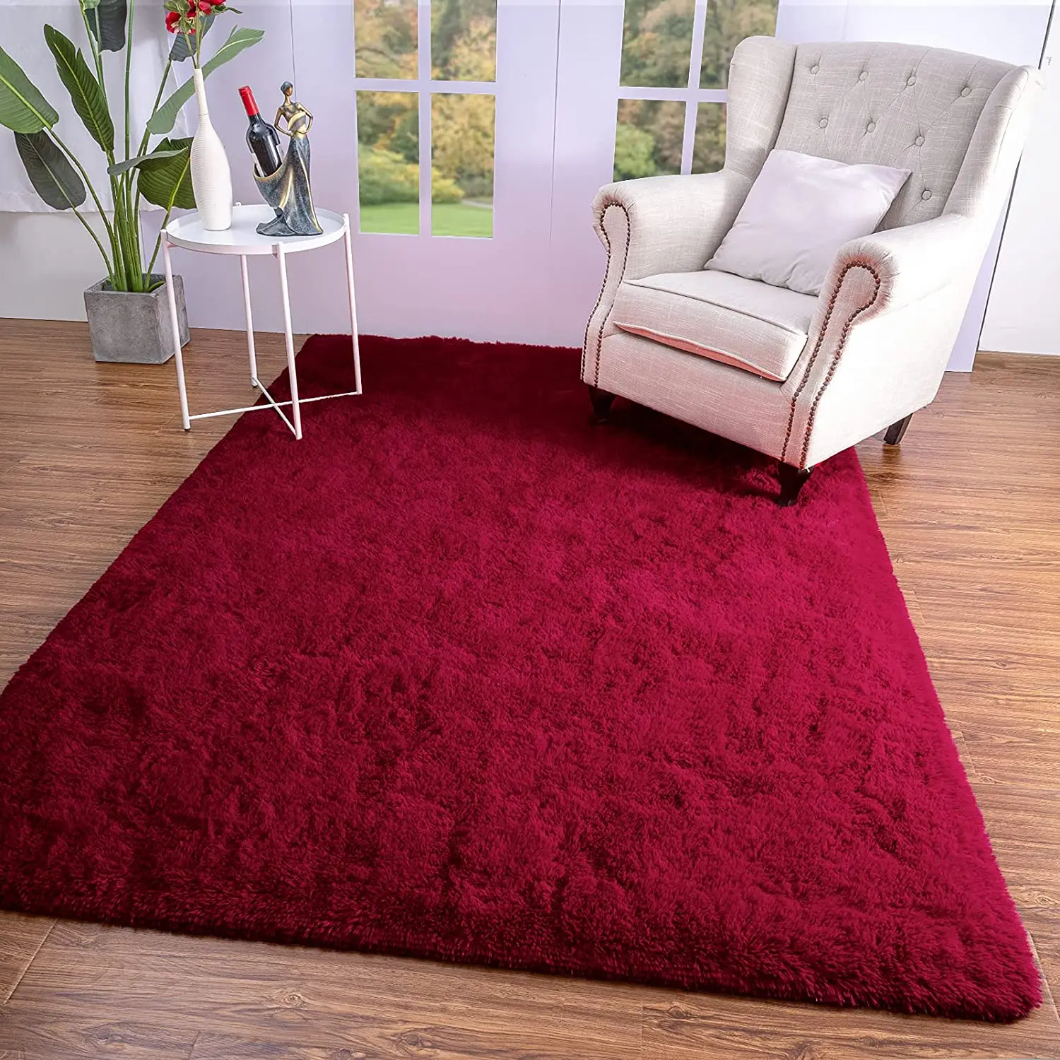 

Premium Velvet Fluffy Area Rug Plush Soft Carpet Extra Comfy Furry Rugs Modern Cute Carpets for Nursery Kids Living Room Carpet