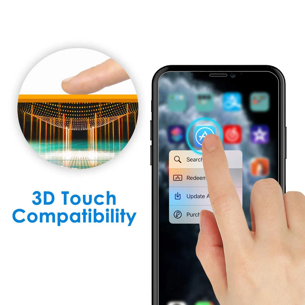 Пленка из закаленного стекла для Apple iPhone 11 Pro Max X XS XR XS Max полная 3D изогнутая Защитная пленка для телефона Verre Coque аксессуары