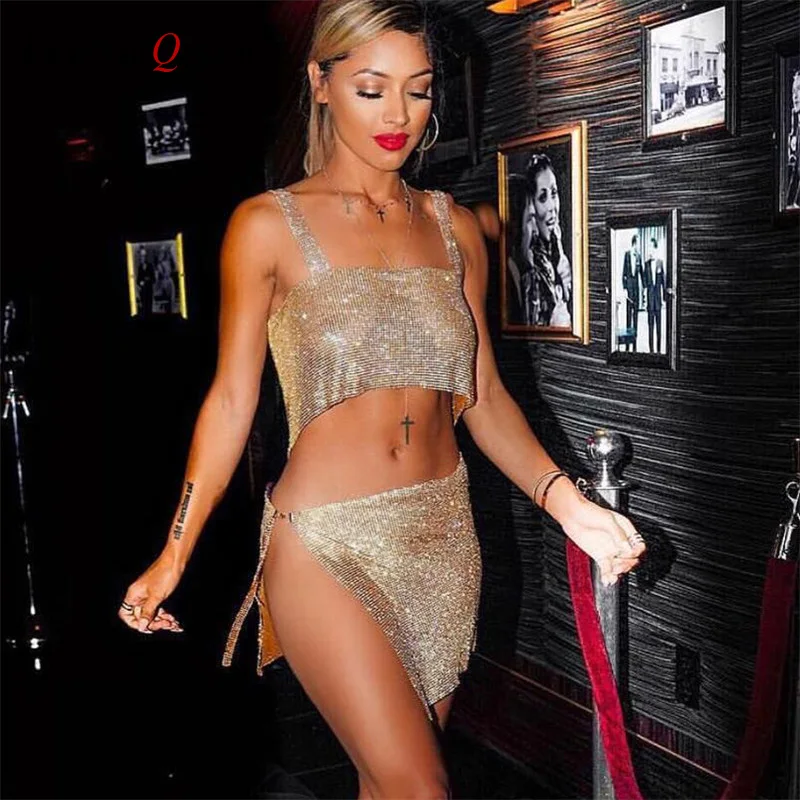 Платье футляр ручной работы с открытой спиной и металлической сеткой 2019|Женские