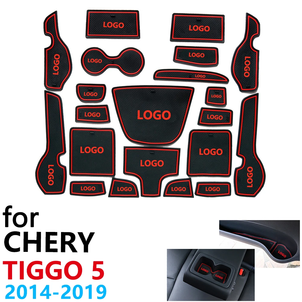 Нескользящий Резиновый коврик для чашки Chery Tiggo 5 Grand Tiggo5 2014 ~ 2019 аксессуары