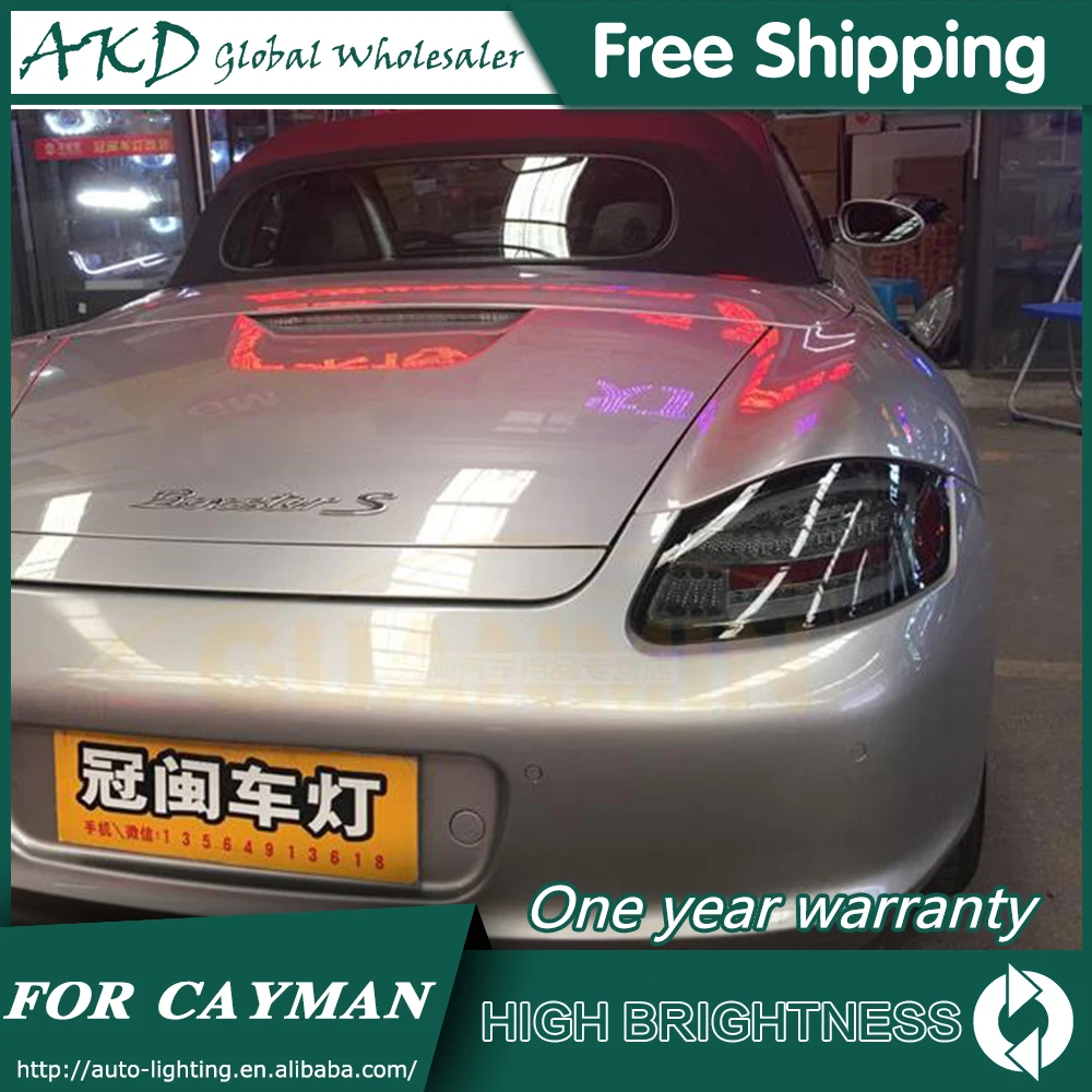 

Задние фары для Porsche Cayman 987 2005-2008, светодиодные противотуманные фары, дневные ходовые огни, тюнинг автомобильных аксессуаров