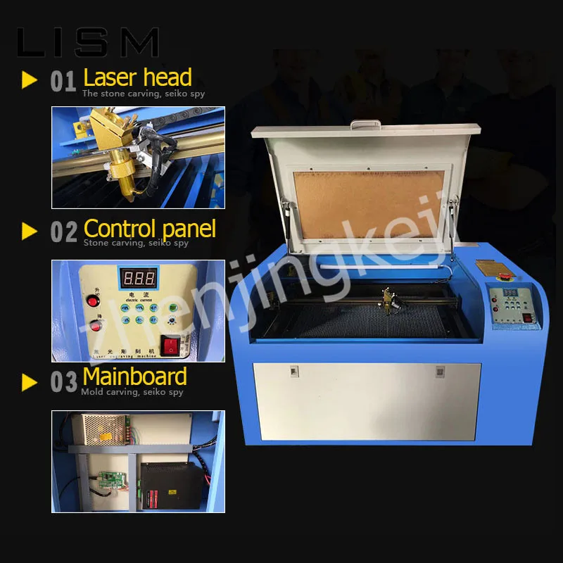 

High Quality Laser Engraving Machine Acrylic Crafts CNC Laser Cutting Machine Laser Power 50W Single Head Laser Engraver