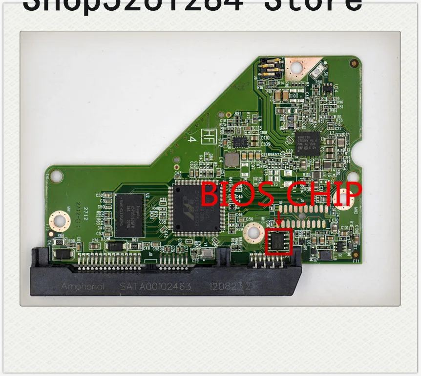 

HDD PCB logic board 2060-771824-006 REV A for WD 3.5 SATA hard drive repair data recovery