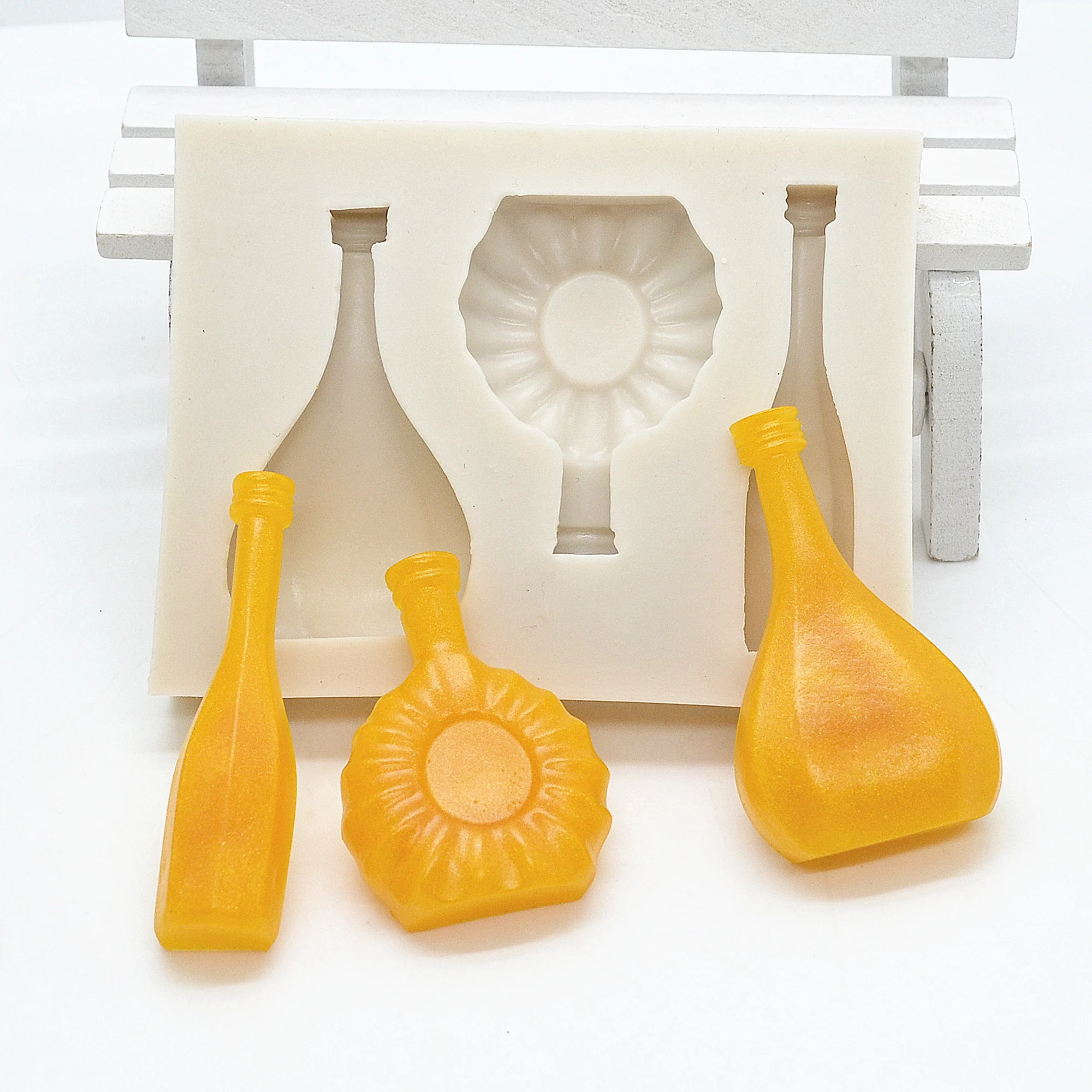 Luyou DIY Wine Silicone Fondant Molds For Baking Cake Decorating Tools Bottle Glass Pastry Kitchen Accessories FM105 | Дом и сад