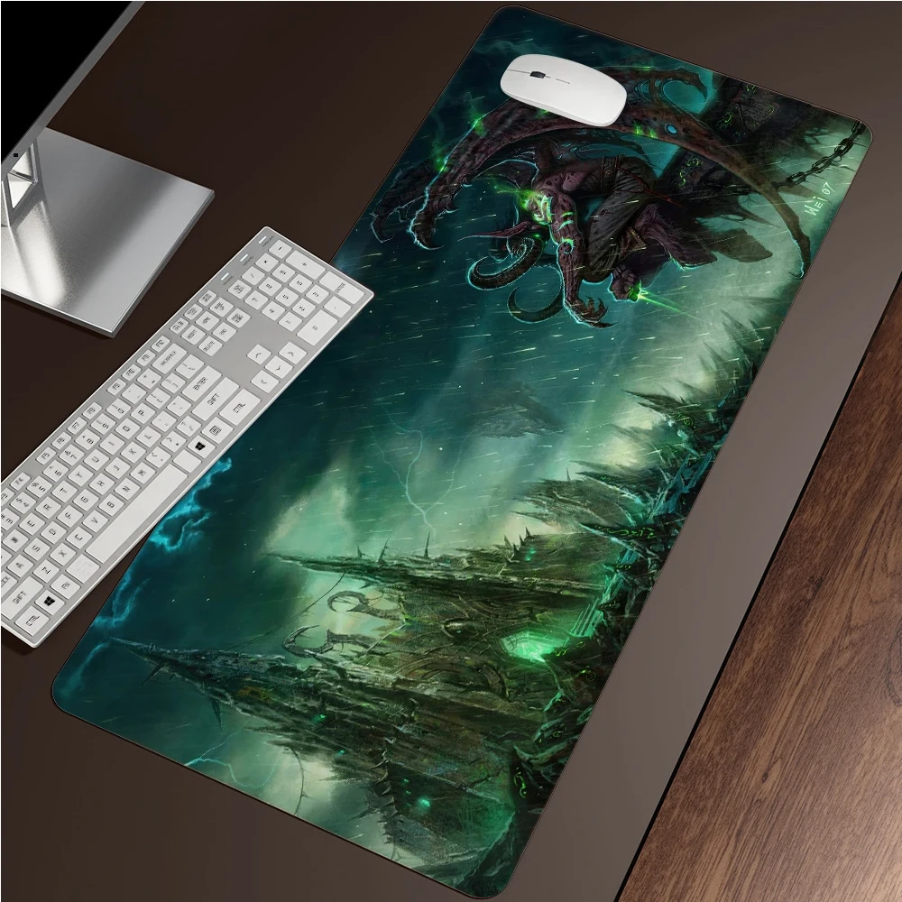 

Rubber WOW Gaming Mouse pad Gamer Large XXL Horde Alliance Computer Mousepad Rubber Locking Edge Desk Mats for World of Warcraft