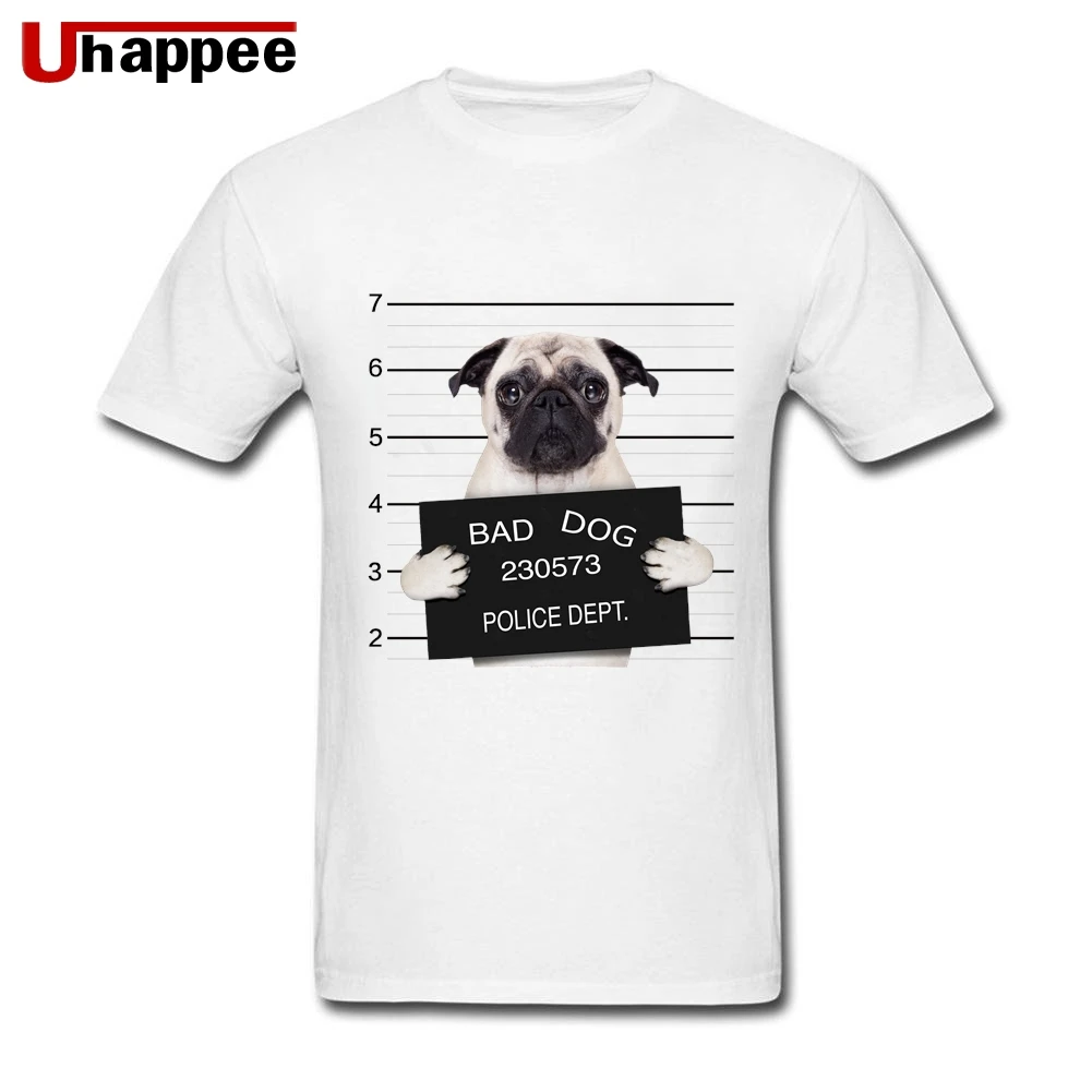 2019 высокое качество смешные мопса Футболки Мужские Классные ретро короткий