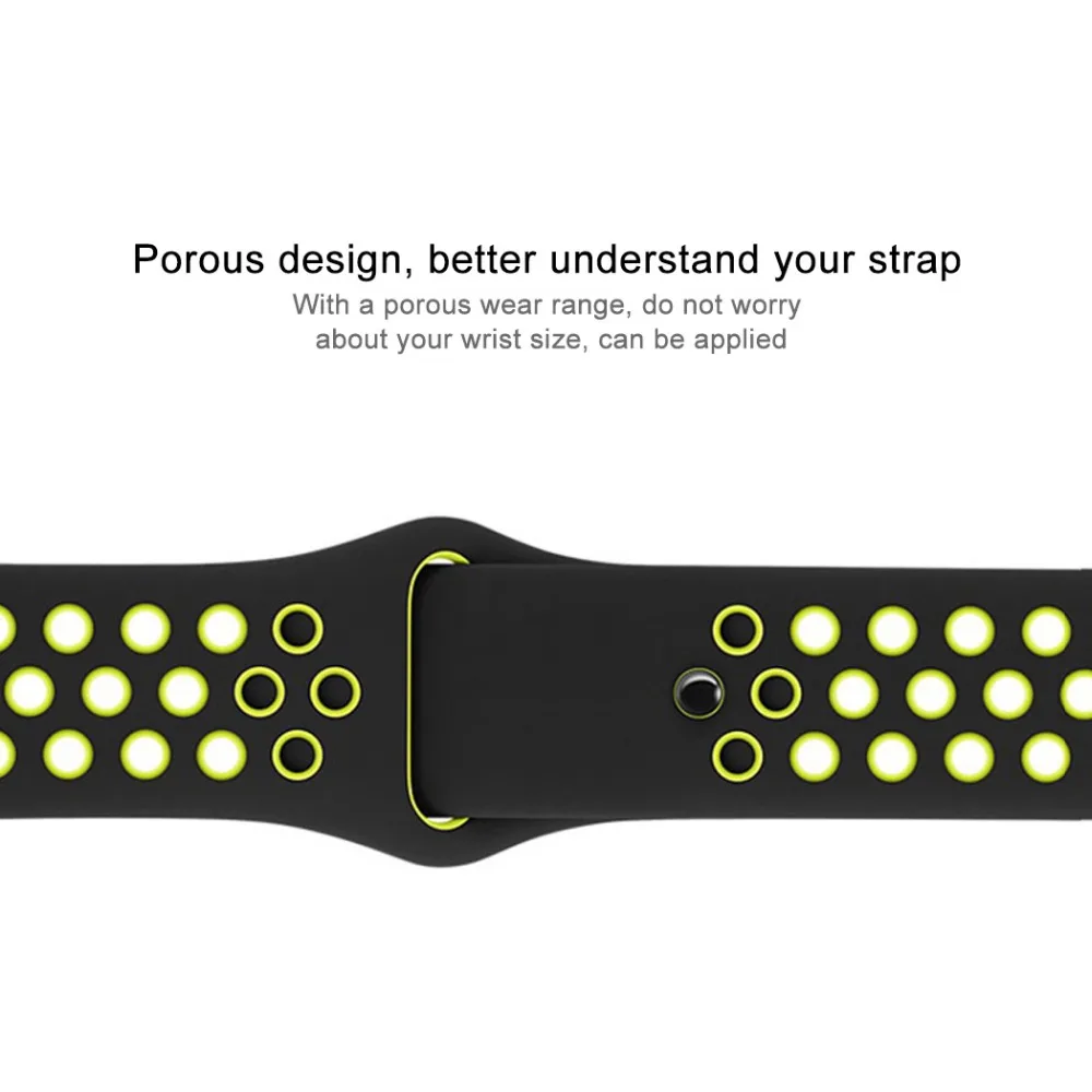 Радужный силиконовый ремешок для TicWatch Pro 3 ProX GTX спортивные водонепроницаемые