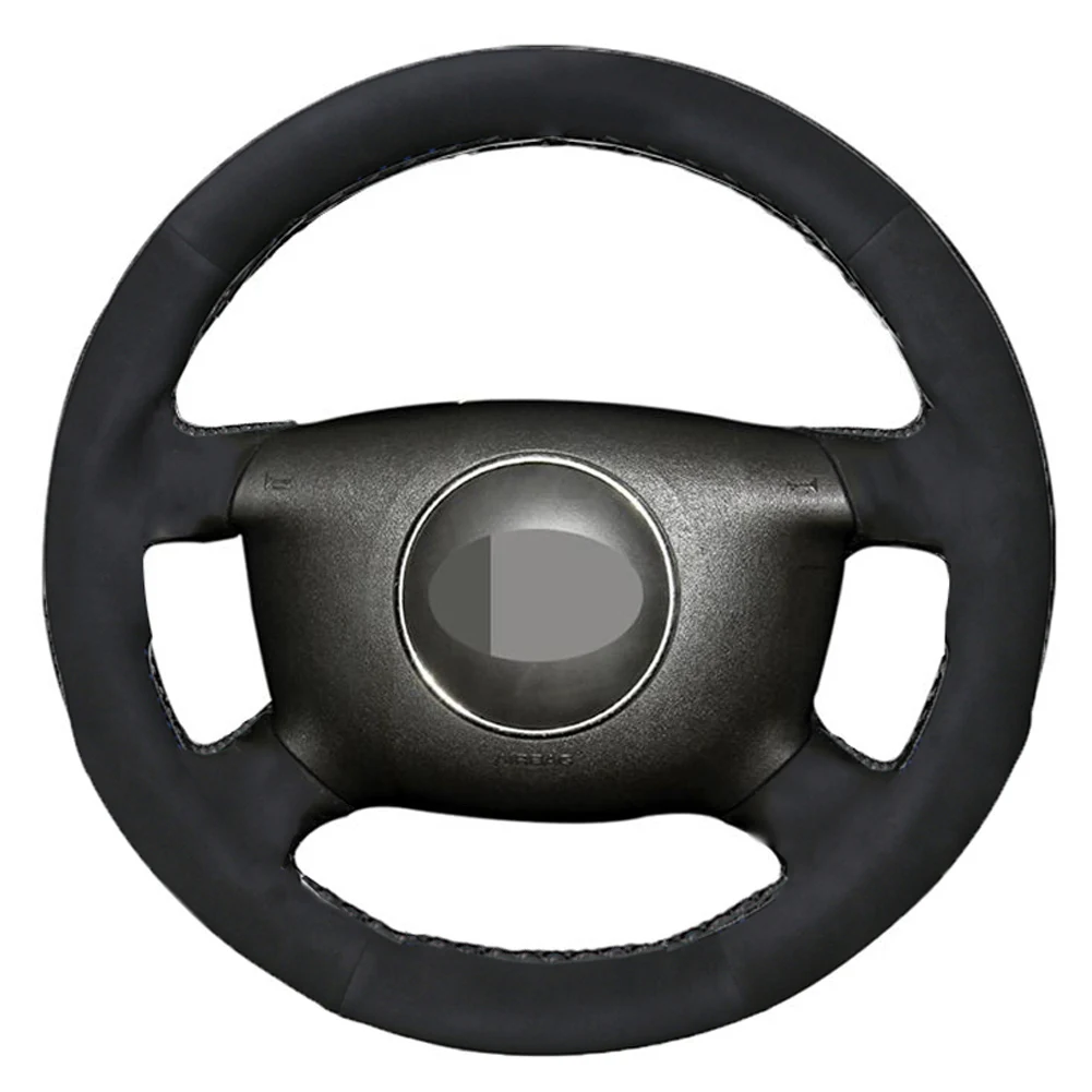 

Alcantara Leather Material Suede Car Steering Wheel Cover for Audi A8 (D2) S4 A2 (8Z) A3 (8L) Sprotback A4 (B5 B6) Avant A6 (C5)