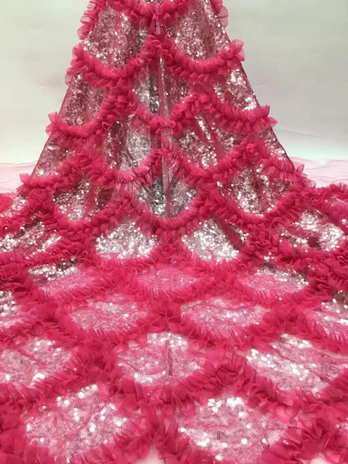 

Африканская кружевная ткань вышитое кружево в нигерийском стиле ткань французское Тюлевое кружево ткань с SYJ-1106811 для свадьбы