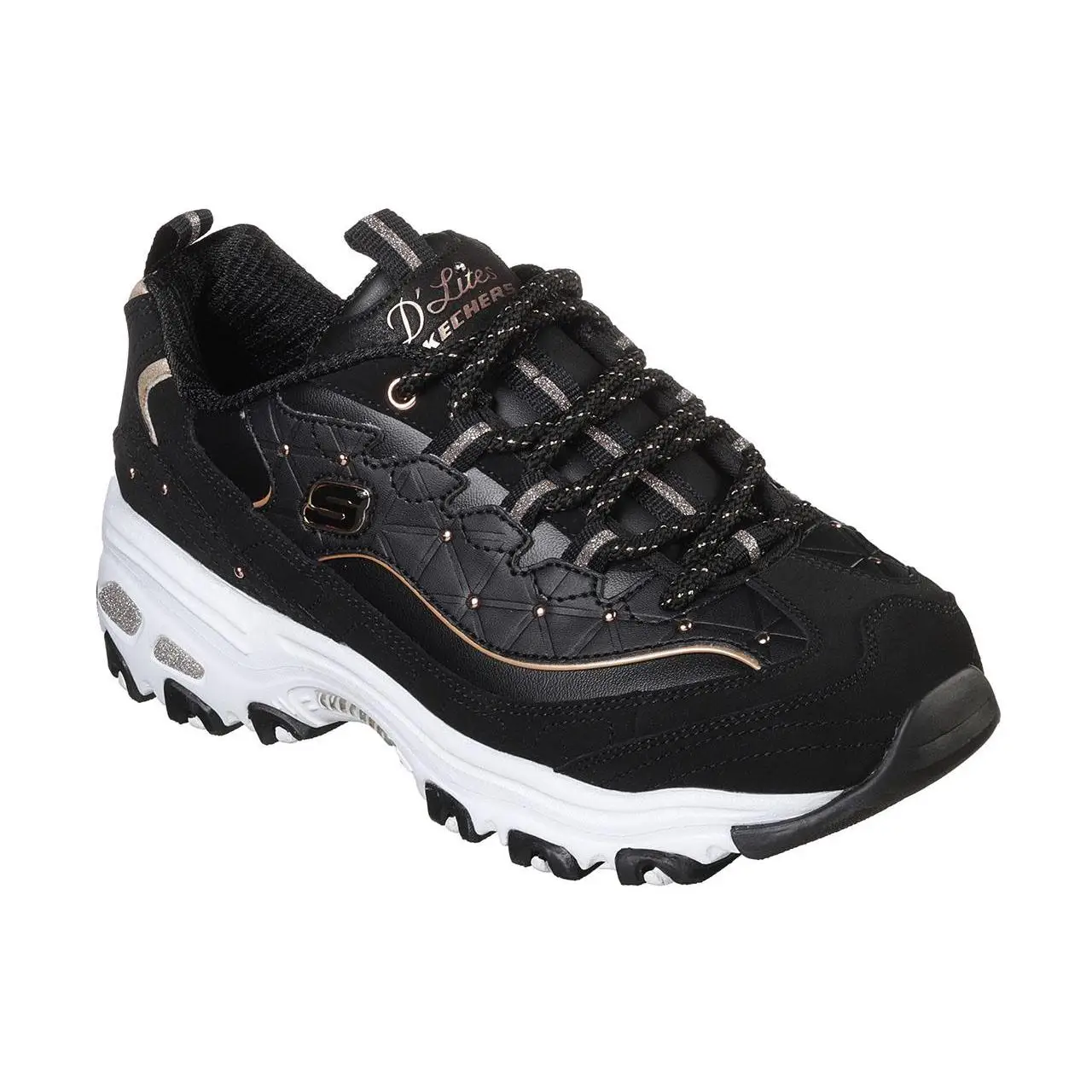 Женская обувь SKECHERS D LITES-GLAMOUR чувствует себя текстильной 13087 _  BKRG | Спорт и развлечения | АлиЭкспресс