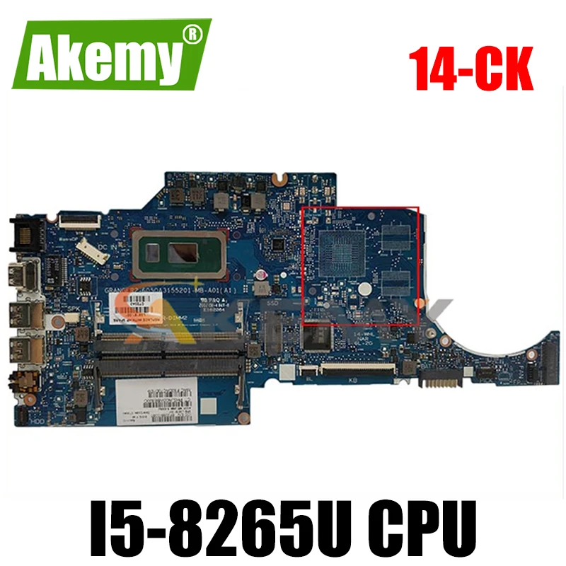 

L38151-001 для HP 240 G7 HP 14-CK оригинальный ноутбук интегрированная материнская плата GRANGER-6050A2977601-MB-A0 UMA I5-8265U