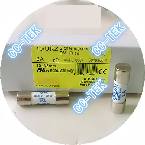 

The fuse 8 a 1000 v 10 x38mm 5019906 high quality fuse fuse