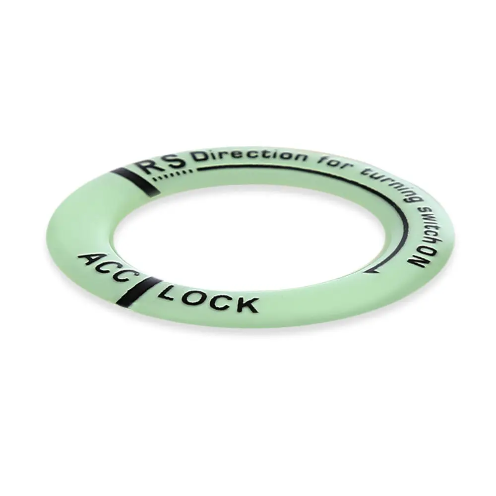 3D чехол для автомобильного выключателя зажигания светящийся кольцо ключей