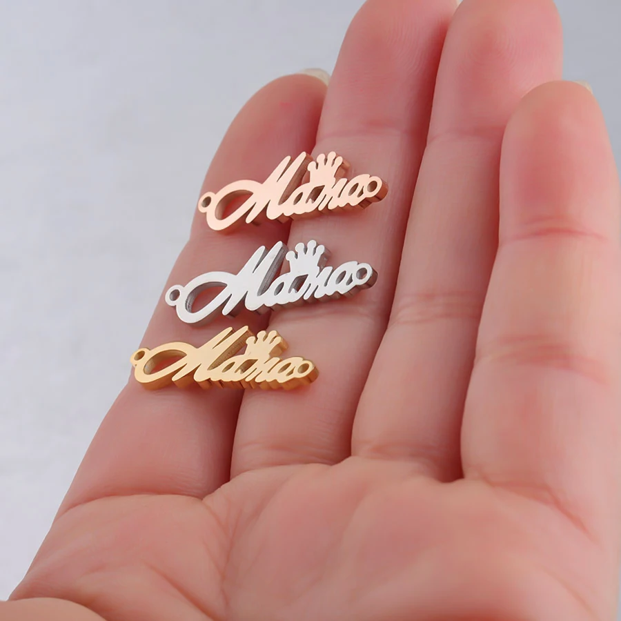 Цепочка Semitree с подвеской в виде короны из нержавеющей стали 5 шт.|Шармы| |