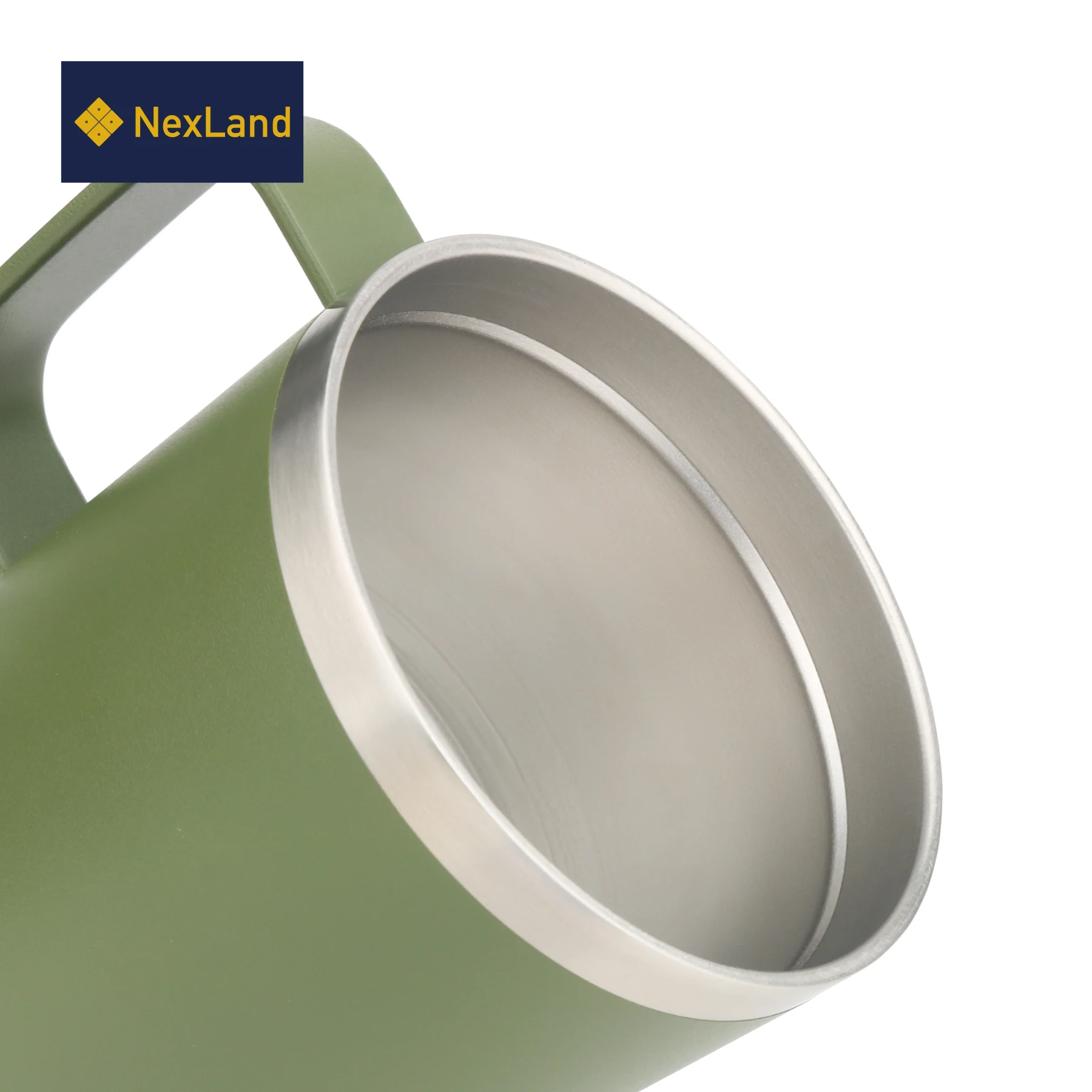 NexLand MG1 14OZ Insulated Camping Mug with Lid and Handle Vacuum Stainless Steel Coffee Cup 400ml | Спорт и развлечения