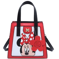 disney handbag women bag fashion adjustable shoulder strap cartoon mickey mouse printed one shoulder messenger bag travel bags