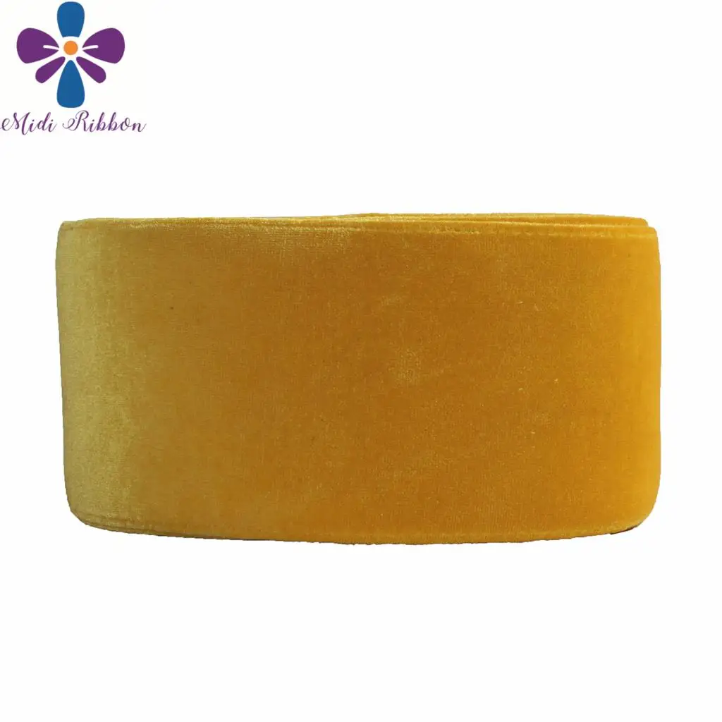 Однотонная бархатная лента для волос 3 дюйма 75 мм | Дом и сад