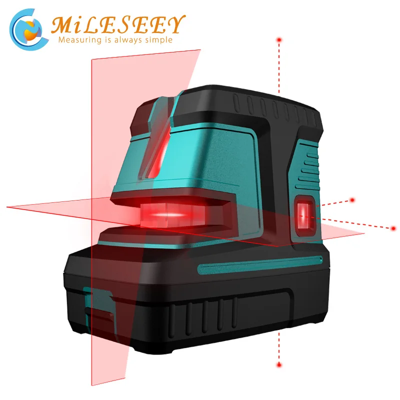 Лазерный уровень Mileseey L32R вертикальные и горизонтальные лазеры | Инструменты