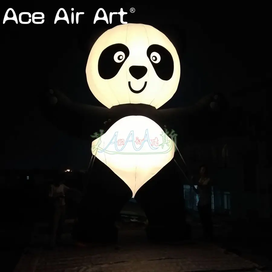 Рекламный надувной продукт мультфильм для улицы со светодиодной подсветкой