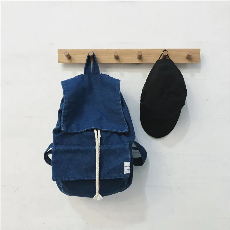 

Denim Backpack Women Men Large Capacity Shoulder Bag Travel Backpack Casual Jeans Bagpack School Bags Designer Mochila Feminina