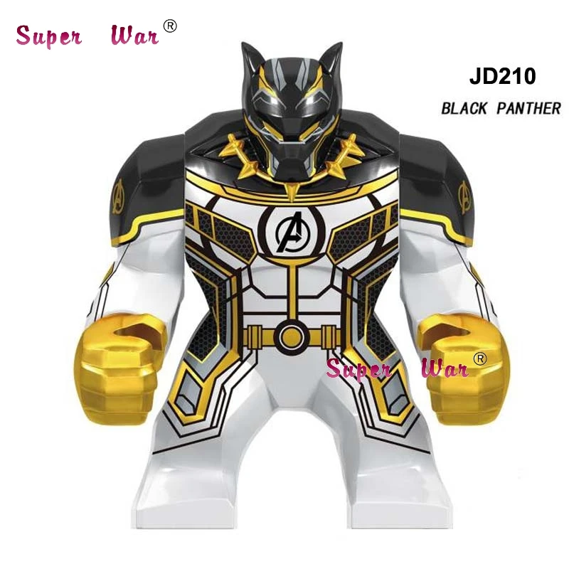 JD210 Одиночные Marvel Мстители Человек-паук Hellfire Elementals Zephyr Hydron Sandman Большие размеры Халк танос Железный человек строительные блоки детские игрушки - Цвет: JD210