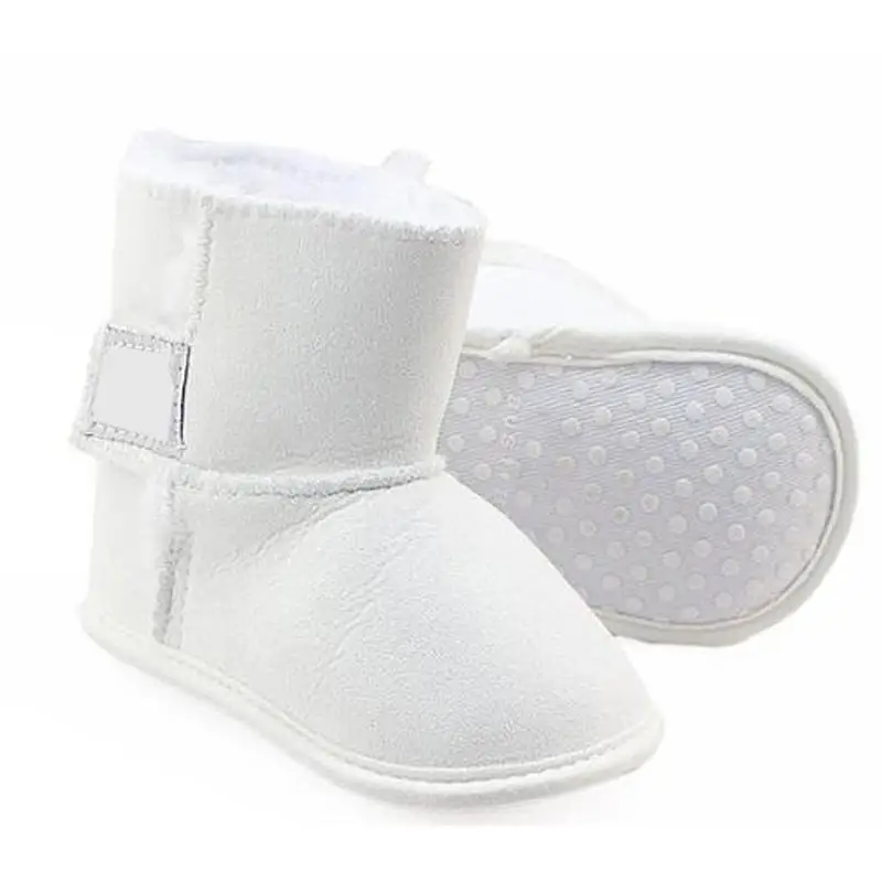 

Baby Autumn Winter Boots Baby Girl Boys Winter Warm Shoes Solid Fashion Toddler First Walkers Kid Shoes 0-18M