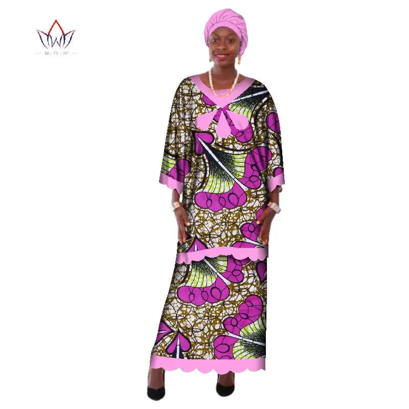 Women's African Dresses Dashiki Ankara Sundress Elegant Multiple Wear Batik Traditional African Clothing 2 pcs ladies suit WY155